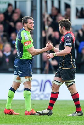 James Benjamin Newport v Sam Warburton Cardiff 2015