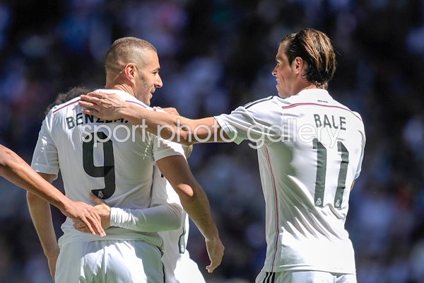 Karim Benzema & Gareth Bale Real Madrid v Granada 2015