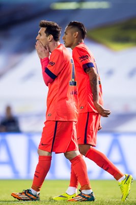 Lionel Messi & Neymar FC Barcelona v Celta Vigo 2015