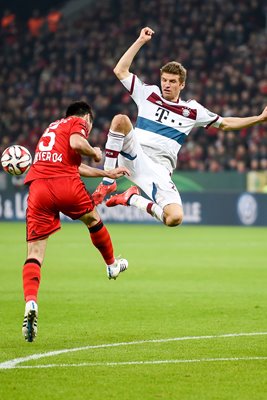 Mueller Bayern Muenchen v Bayer Leverkusen