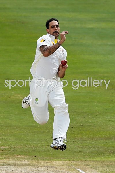 Mitchell Johnson bowls Australia v South Africa Centurion 2014
