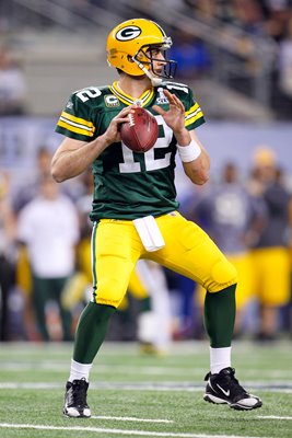 Aaron Rodgers of the Green Bay Packers - Super Bowl XLV