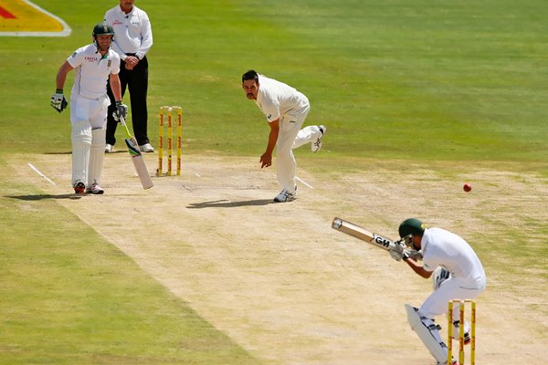 Mitchell Johnson bowls Australia v South Africa Centurion 2014