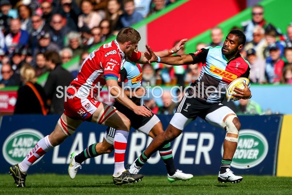 Aseli Tikoirotuma Harlequins v Gloucester 2015