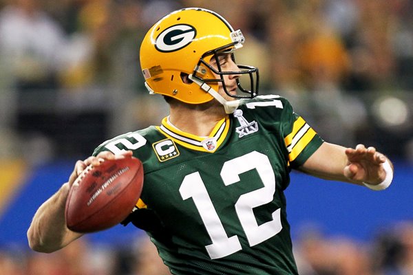 Aaron Rodgers Quater back of the Green Bay Packers Super Bowl XLV
