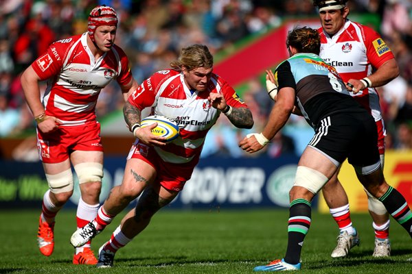 Richard Hibbard Gloucester v Harlequins 2015