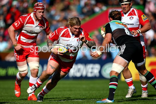 Richard Hibbard Gloucester v Harlequins 2015