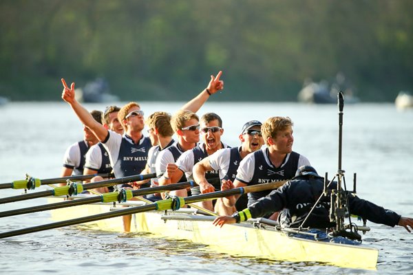 Oxford Mens team v Cambridge University Boat Race 2015