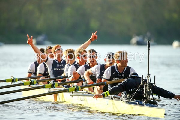 Oxford Mens team v Cambridge University Boat Race 2015