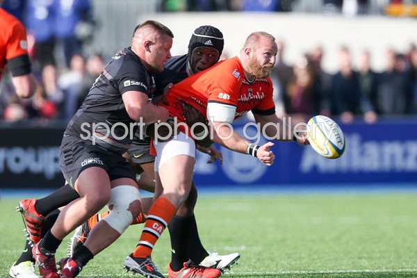 Loenardo Ghiraldini Leicester v Saracens 2015