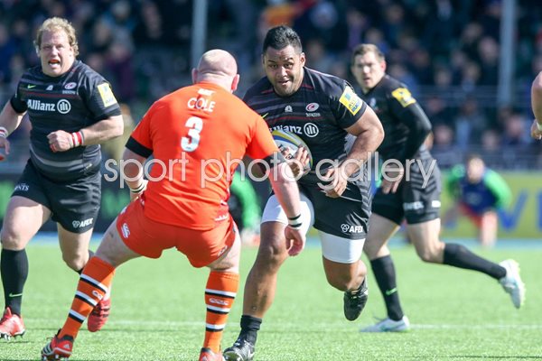 Billy Vunipola Saracens v Leicester 2015