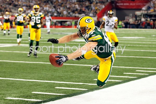 Jordy Nelson of the Green Bay Packers Super Bowl XLV