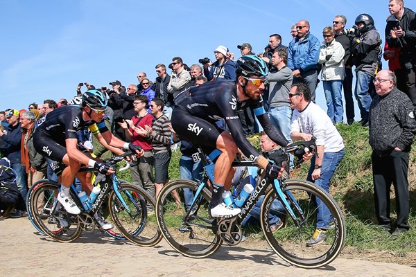 Bradley Wiggins Paris Roubaix 2015