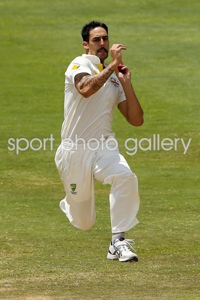 Mitchell Johnson bowls Australia v South Africa Centurion 2014