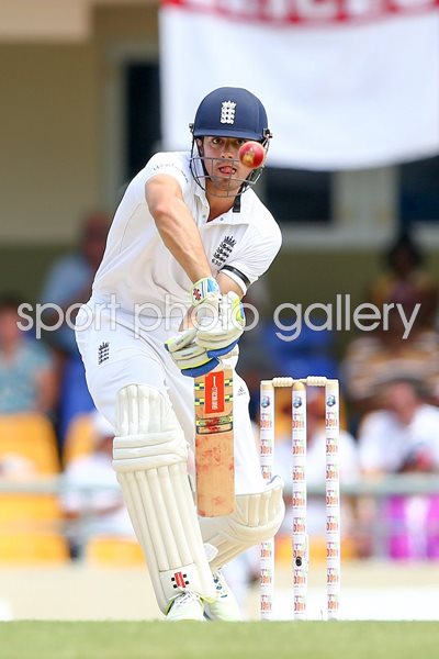 Alastair Cook England v West Indies Antigua 2015