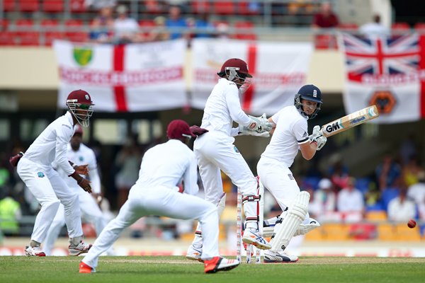 Joe Root England v West Indies Antigua 2015