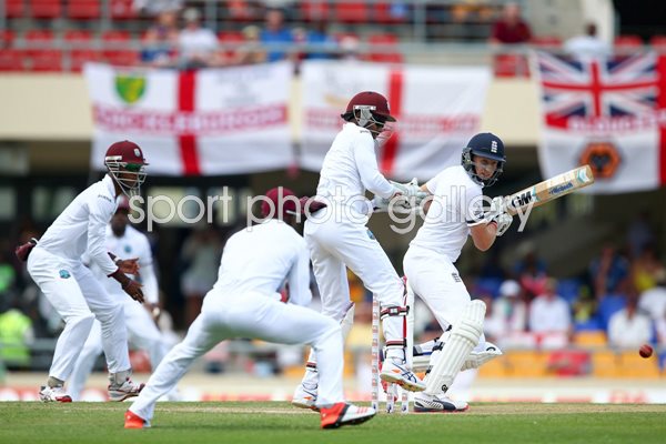 Joe Root England v West Indies Antigua 2015