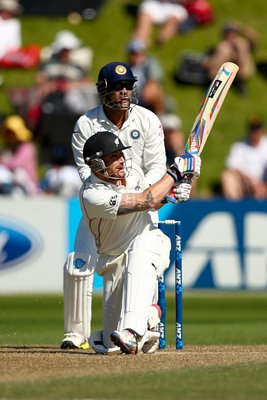 Brendon McCullum New Zealand v India Wellington 2014