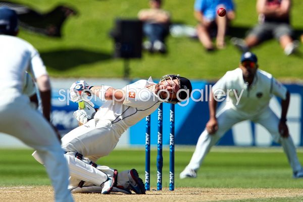Brendon McCullum New Zealand v India Wellington 2014