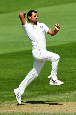 Mohammed Shami India v New Zealand Wellington 2014