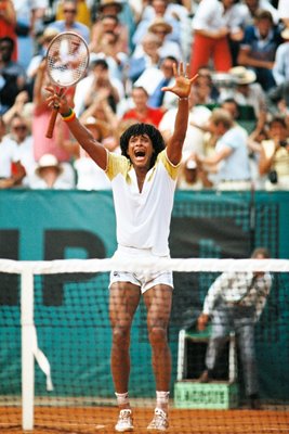 Yannick Noah 1983 French Open Champion Paris