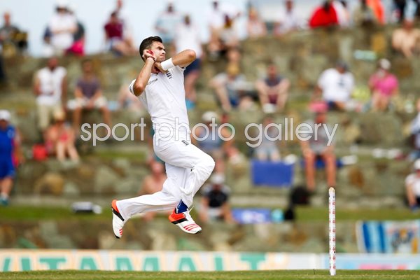 James Anderson England v West Indies Antigua 2015