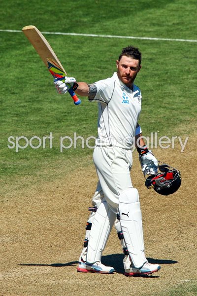 Brendon McCullum New Zealand v India Wellington 2014