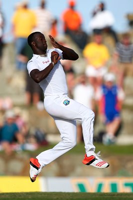 Kemar Roach West Indies v England Antigua 2015