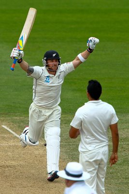 Brendon McCullum New Zealand 300 v India Wellington 2014