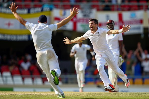 James Anderson England v West Indies Antigua 2015