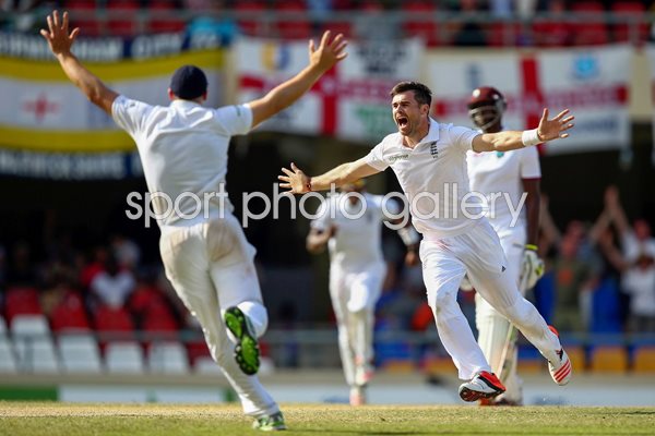 James Anderson England v West Indies Antigua 2015