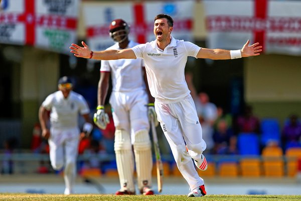 James Anderson England v West Indies Antigua 2015