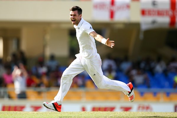 James Anderson England v West Indies Antigua 2015