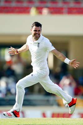 James Anderson England v West Indies Antigua 2015