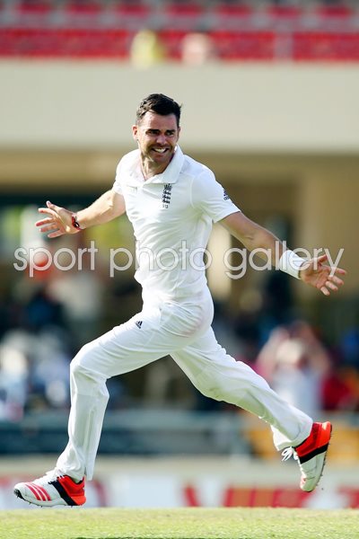 James Anderson England v West Indies Antigua 2015
