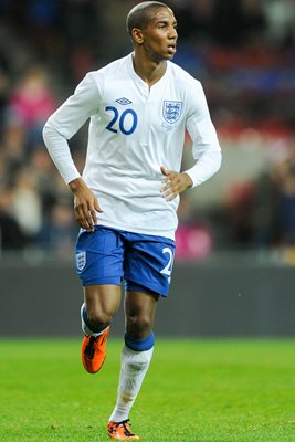 Ashley Young England v Denmark 2011