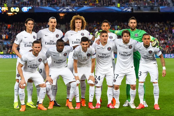 Paris Saint-Germain Team Champions League 2015