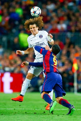 David Luiz Paris Saint-Germain v Barcelona Camp Nou 2015