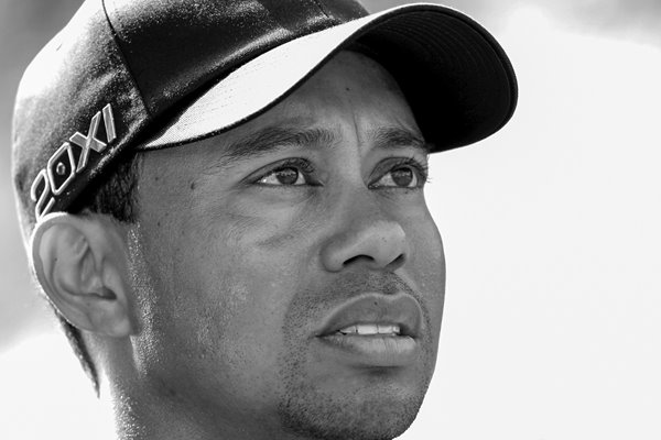 Tiger Woods portrait - Dubai 2011 