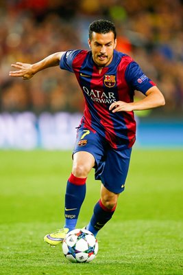 Pedro Rodriguez FC Barcelona v Paris Saint-Germain 2015