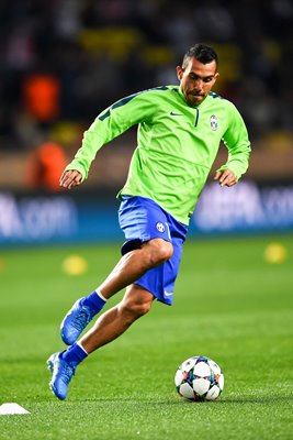 Carlos Tevez AS Monaco FC v Juventus UEFA Champions League 2015