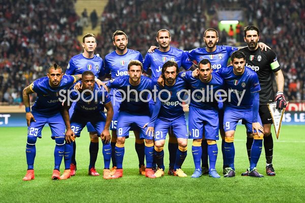 Juventus team UEFA Champions League 2015