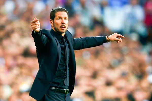 Diego Simeone Real Madrid CF v Club Atletico de Madrid 2015