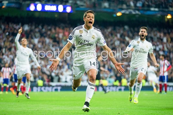 Javier Hernandez Real Madrid CF v Club Atletico de Madrid 2015