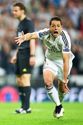 Javier Hernandez Real Madrid v Atletico Madrid 2015