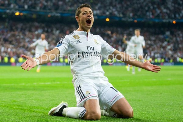 Javier Hernandez Real Madrid v Atletico Madrid 2015