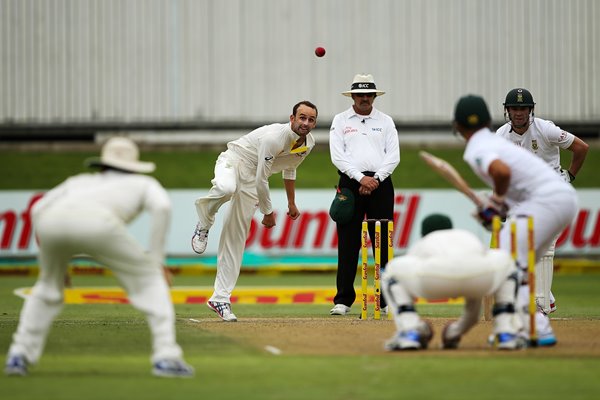 Nathan Lyon Australia v South Africa Port Elizabeth 2014