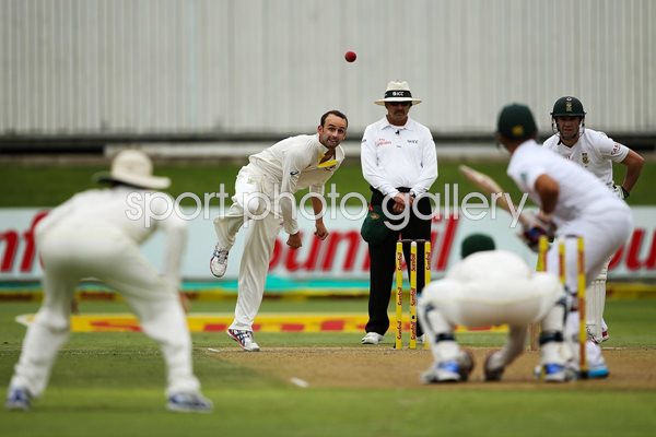 Nathan Lyon Australia v South Africa Port Elizabeth 2014