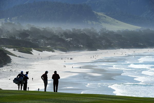 Steve Marino with Padraig Harrington Pebble Beach