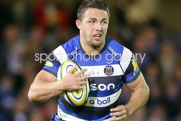Sam Burgess Bath Rugby v London Irish 2015